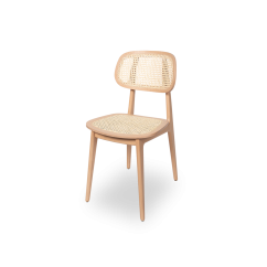 La silla de restaurante de madera NORM RATTAN