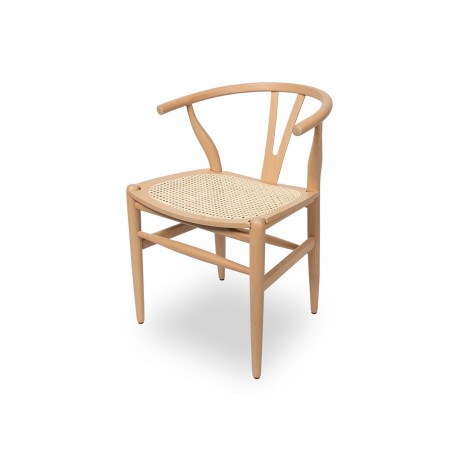 La silla de restaurante de madera BALI RATTAN