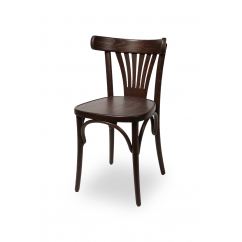La silla de restaurante de madera LEGEND nogal oscuro
