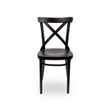 La silla de restaurante de madera CROSS-BACK TRADITIONAL
