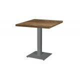 Mesa Da Bistro ALFA S gris 68x68 Madera retro