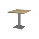 Mesa Da Bistro ALFA S gris 80x80 Roble lírico