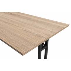 Mesa plegable DORIS-T 160x80 Roble Sonoma