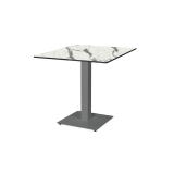 Mesa De Jardin De Cerveza ALFA S gris tablero HPL