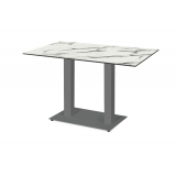 Mesa De Jardin De Cerveza ALFA DUO gris tablero HPL