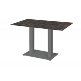 Mesa De Jardin De Cerveza ALFA DUO gris tablero HPL