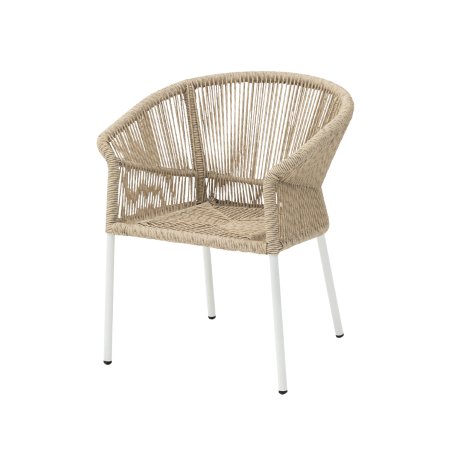 Silla de tecnorratán AUGUSTO beige