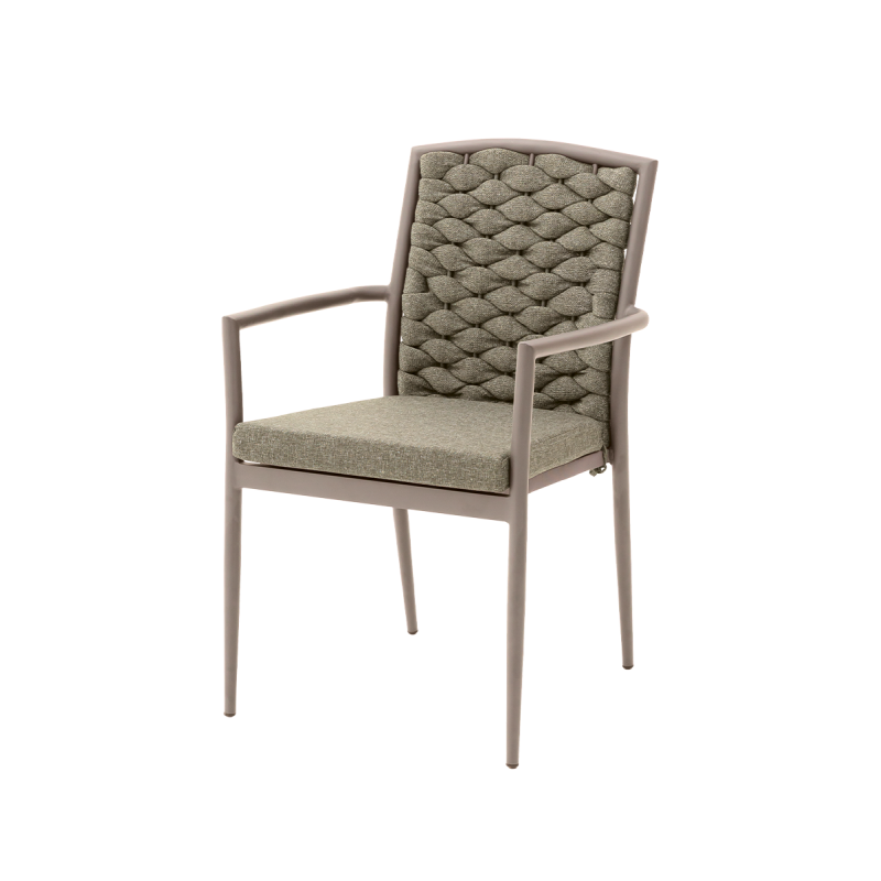 Silla de tecnorratán INTRECCIO beige