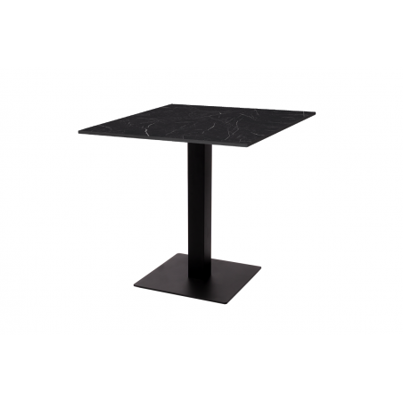 Mesa De Jardin De Cerveza ALFA S negro 70x70 Piedra negra