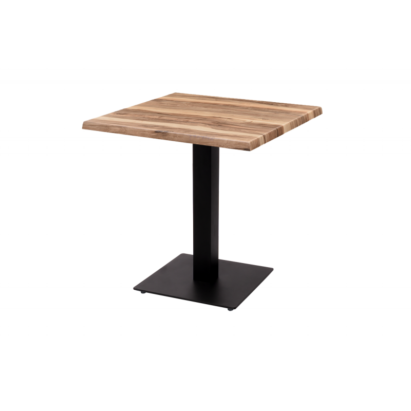 Mesa De Jardin De Cerveza ALFA S negro 70x70 Cafe Canyon