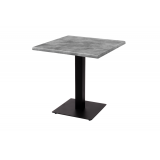 Mesa De Jardin De Cerveza ALFA S negro 70x70 Hormigón