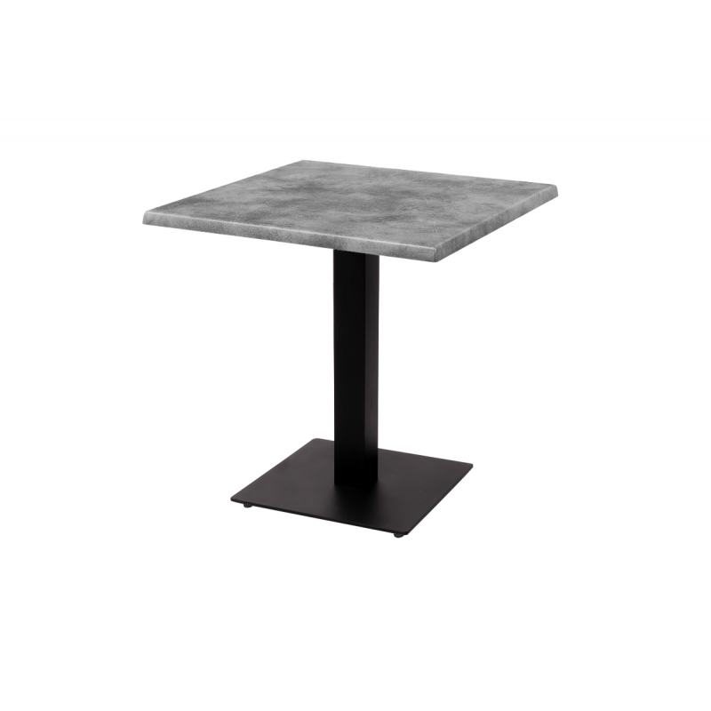 Mesa De Jardin De Cerveza ALFA S negro 70x70 Hormigón