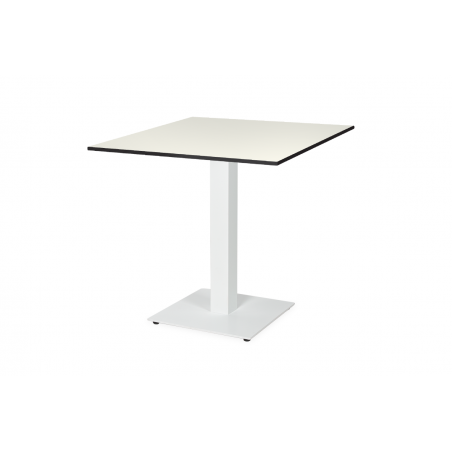 Mesa De Jardin De Cerveza ALFA S blanco 70x70 Blanco clásico