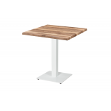 Mesa De Jardin De Cerveza ALFA S blanco 70x70 Cafe Canyon