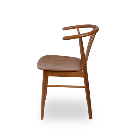 La silla de restaurante de madera SCANDI Roble Miel