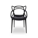 La silla de cafetería VEGAS negro