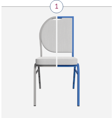 Elige la forma y el perfil de la silla